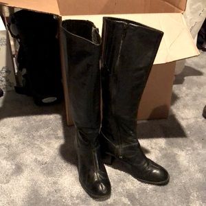 No brand Size 5 Black Leather Boots